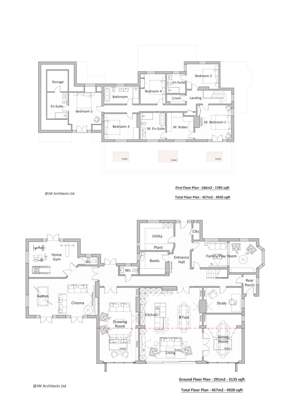 Floorplan for Woodrow, Amersham